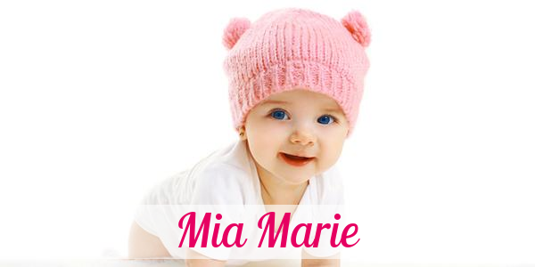 Namensbild von Mia Marie auf vorname.com