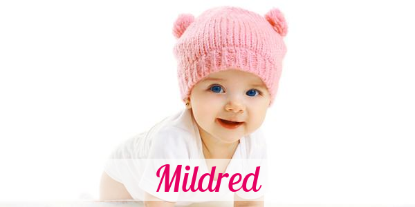 Namensbild von Mildred auf vorname.com