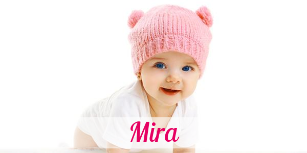 Namensbild von Mira auf vorname.com