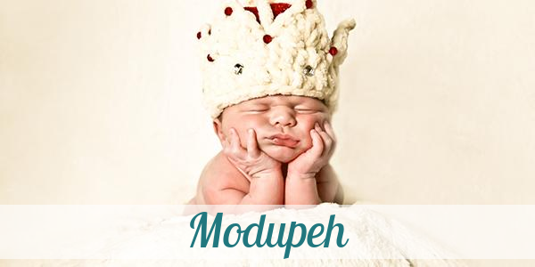 Namensbild von Modupeh auf vorname.com