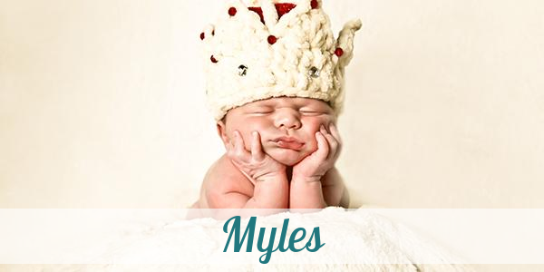 Namensbild von Myles auf vorname.com