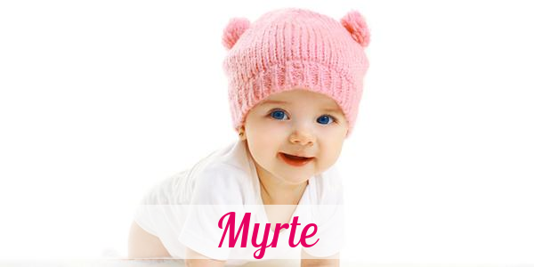 Namensbild von Myrte auf vorname.com