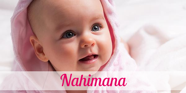 Namensbild von Nahimana auf vorname.com