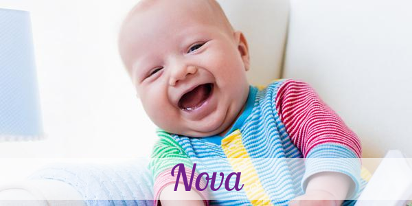 Namensbild von Nova auf vorname.com