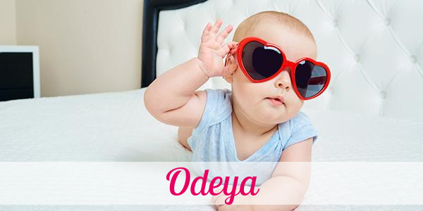 Namensbild von Odeya auf vorname.com