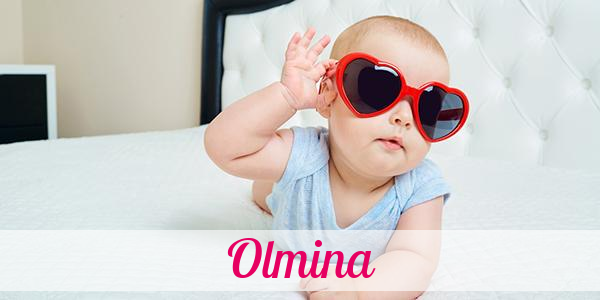 Namensbild von Olmina auf vorname.com