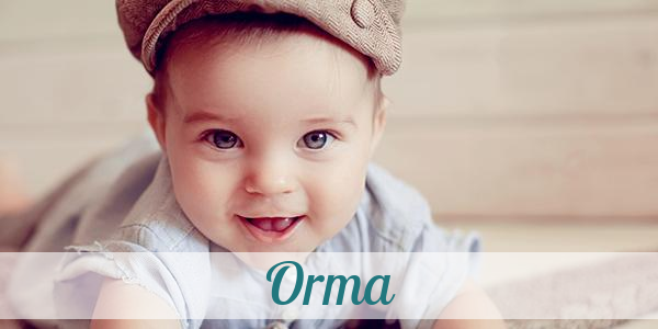 Namensbild von Orma auf vorname.com