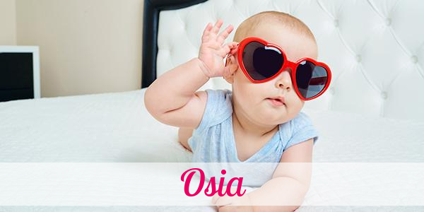 Namensbild von Osia auf vorname.com
