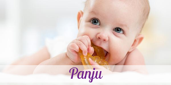 Namensbild von Panju auf vorname.com