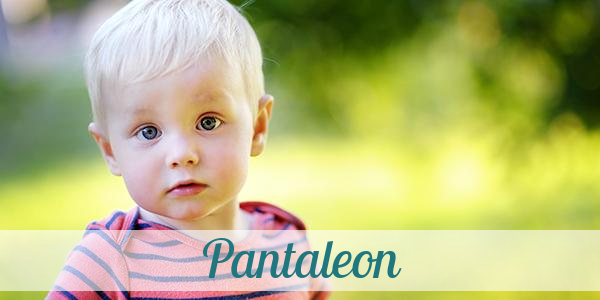 Namensbild von Pantaleon auf vorname.com