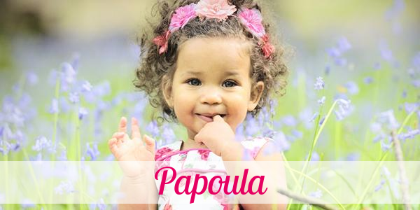 Namensbild von Papoula auf vorname.com