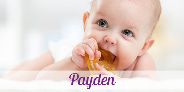 Namensbild von Payden auf vorname.com