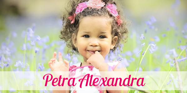 Namensbild von Petra Alexandra auf vorname.com