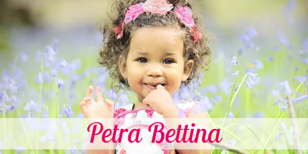Namensbild von Petra Bettina auf vorname.com
