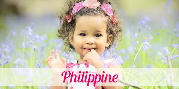 Namensbild von Philippine auf vorname.com