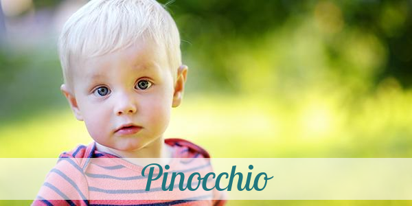 Namensbild von Pinocchio auf vorname.com