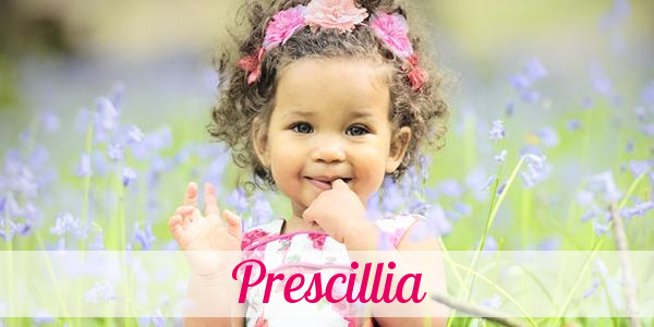 Namensbild von Prescillia auf vorname.com