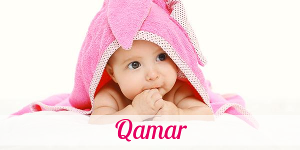Namensbild von Qamar auf vorname.com