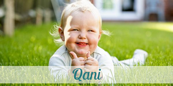 Namensbild von Qani auf vorname.com