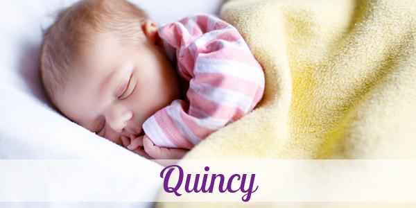 Namensbild von Quincy auf vorname.com