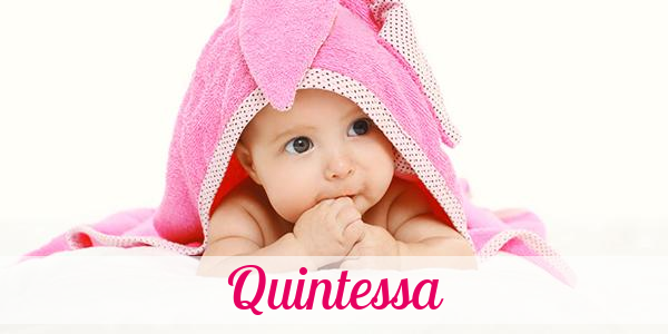 Namensbild von Quintessa auf vorname.com