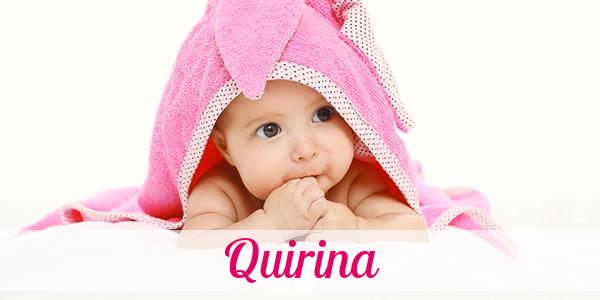 Namensbild von Quirina auf vorname.com