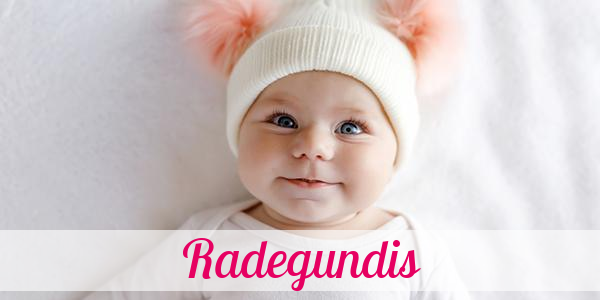 Namensbild von Radegundis auf vorname.com