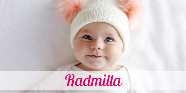 Namensbild von Radmilla auf vorname.com
