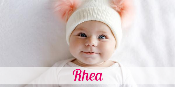Namensbild von Rhea auf vorname.com