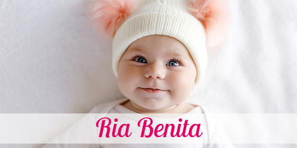 Namensbild von Ria Benita auf vorname.com