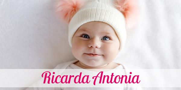 Namensbild von Ricarda Antonia auf vorname.com