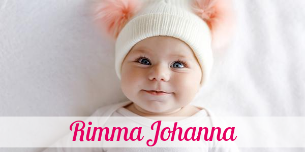 Namensbild von Rimma Johanna auf vorname.com