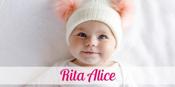 Namensbild von Rita Alice auf vorname.com