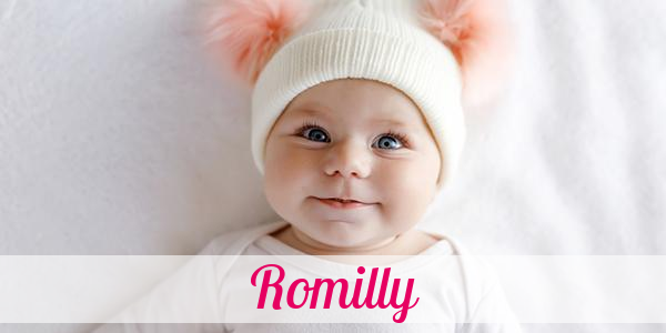 Namensbild von Romilly auf vorname.com