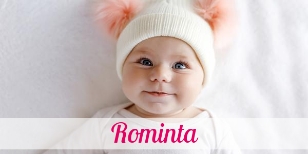 Namensbild von Rominta auf vorname.com