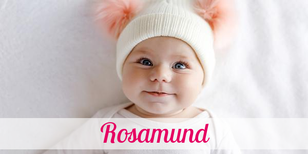 Namensbild von Rosamund auf vorname.com