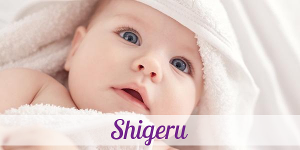 Namensbild von Shigeru auf vorname.com