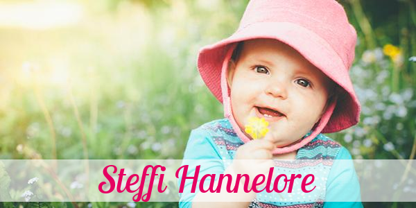 Namensbild von Steffi Hannelore auf vorname.com