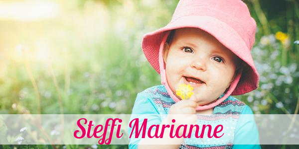 Namensbild von Steffi Marianne auf vorname.com
