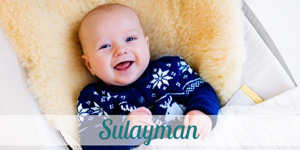 Namensbild von Sulayman auf vorname.com