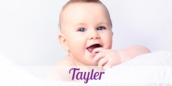 Namensbild von Tayler auf vorname.com
