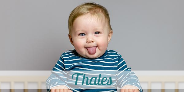Namensbild von Thales auf vorname.com