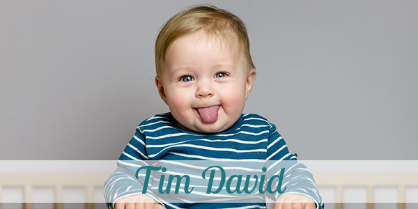 Namensbild von Tim David auf vorname.com