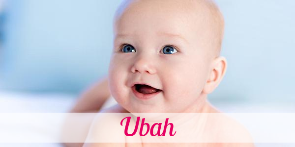 Namensbild von Ubah auf vorname.com