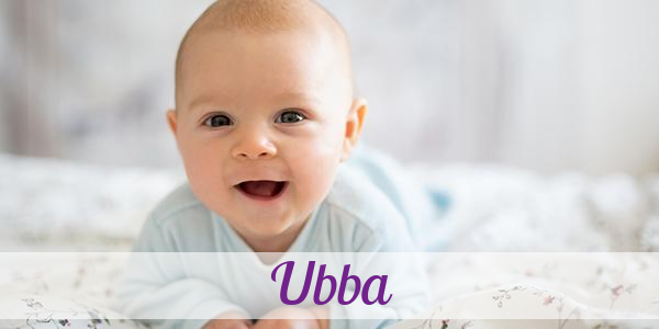 Namensbild von Ubba auf vorname.com