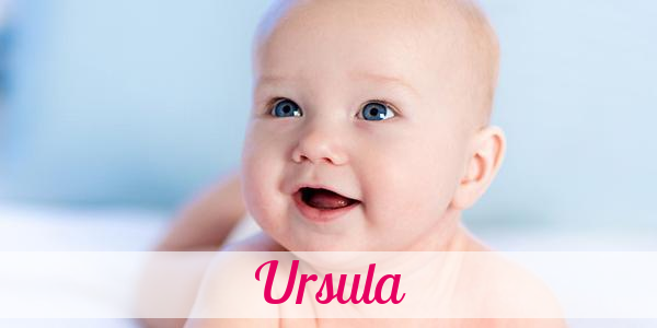 Namensbild von Ursula auf vorname.com