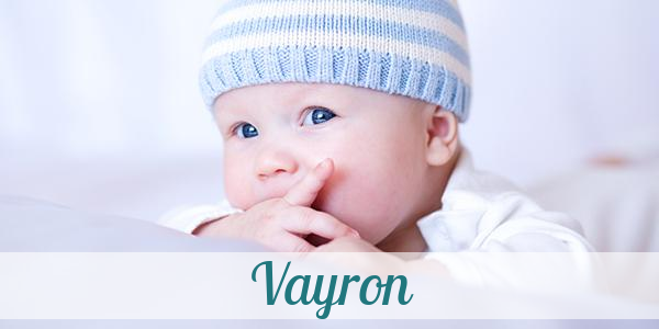 Namensbild von Vayron auf vorname.com