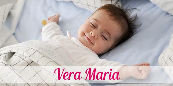Namensbild von Vera Maria auf vorname.com