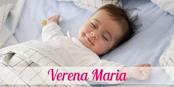 Namensbild von Verena Maria auf vorname.com