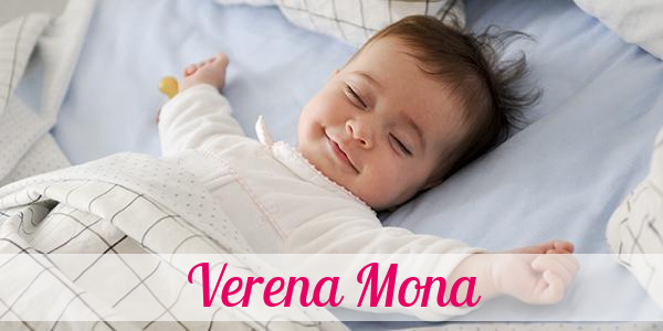 Namensbild von Verena Mona auf vorname.com